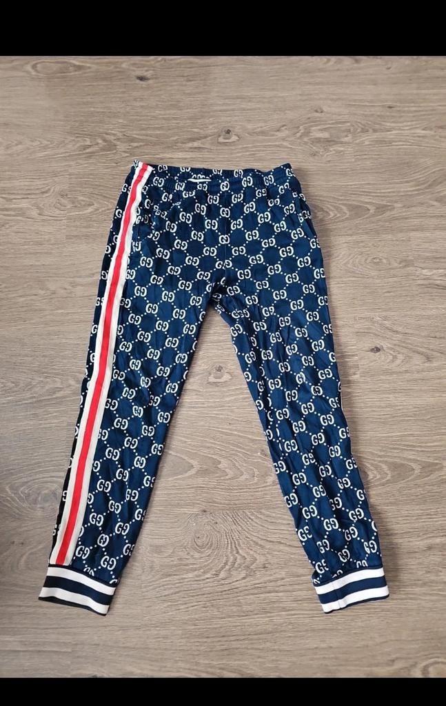 Originele Gucci Broek - Maat M, Kleding | Heren, Broeken en Pantalons, Gedragen, Maat 48/50 (M), Blauw, Ophalen of Verzenden