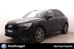 Audi Q3 45 TFSI e S edition | Trekhaak | Adaptive Cruise | 3, Auto's, Audi, Gebruikt, Zwart, Hybride Elektrisch/Benzine, Te koop