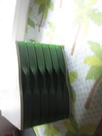 Papier opbergsysteem grijs groen retro kunststof 6 vakken, Ophalen, Gebruikt