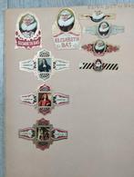 9 Elisabeth Bas sigarenbandjes, Ophalen of Verzenden, Gebruikt, Sigarenbandjes