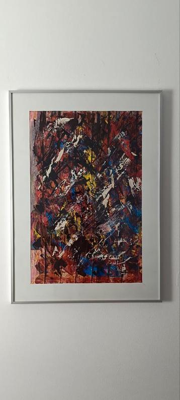 Origineel schilderij René Houben 2001 Abstract expressionist beschikbaar voor biedingen