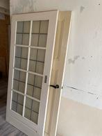 Glas in lood schuifdeur, Doe-het-zelf en Verbouw, Deuren en Horren, Ophalen, 80 tot 100 cm, Binnendeur, Schuifdeur