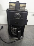 Philips Grind & Brew Koffiemachine, Witgoed en Apparatuur, Koffiezetapparaten, 10 kopjes of meer, Koffiebonen, Gebruikt, Koffiemachine