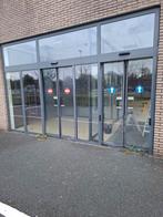 Te koop grotepui met 2 elektrische automatische schuifdeuren, Doe-het-zelf en Verbouw, Ophalen, Gebruikt, 225 cm of meer, Schuifpui