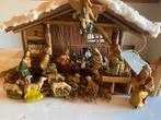 Oude Kerststal Compleet - Gemerkt met A, Antiek en Kunst, Antiek | Religie, Ophalen of Verzenden