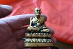 Thaise amulet - 3x mooi beeld Luang poe Thuad en monnik (64, Overige materialen, Overige voorstellingen, Bruin, Ophalen of Verzenden