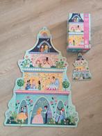 Djeco Puzzel Prinsessentoren, Kinderen en Baby's, Speelgoed | Kinderpuzzels, Ophalen, 10 tot 50 stukjes, Zo goed als nieuw, 2 tot 4 jaar