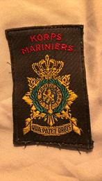 Patch mouwembleem MARNS Korps Mariniers, Verzamelen, Embleem of Badge, Nederland, Ophalen of Verzenden, Marine