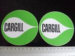 2x sticker cargill logo, Verzenden, Zo goed als nieuw, Bedrijf of Vereniging