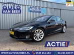 Tesla Model S 75D Base AWD|vanaf € 387,- p/m, Achterwielaandrijving, Gebruikt, Zwart, Leder en Stof