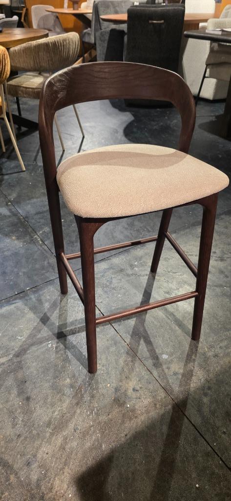 Barkruk/Barstoel Jaimy! leverbaar in Bruin & Naturel, Huis en Inrichting, Barkrukken, Nieuw, 60 tot 90 cm, Hout, 5 krukken of meer