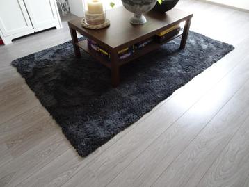vloerkleed blauwgrijs hoogpolig 160x230 cm beschikbaar voor biedingen