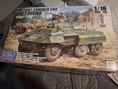 M8 Greyhound 1:16, Hobby en Vrije tijd, Modelbouw | Auto's en Voertuigen, Nieuw, Tank, Groter dan 1:32, Overige merken, Ophalen of Verzenden