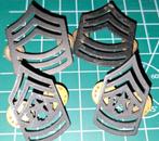 Metalen Rang Insignia Pins, Verzamelen, Militaria | Tweede Wereldoorlog, Verzenden, Landmacht, Amerika, Embleem of Badge