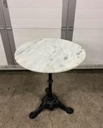2 stuks luxe franse bistro marmeren horeca tafels, Ophalen