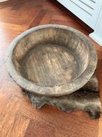 Olijfbak Luxa home collection, Huis en Inrichting, Ophalen, Zo goed als nieuw, Rond