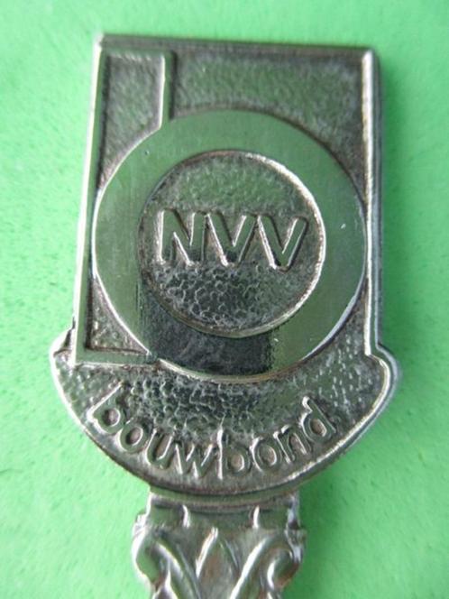 (F9369)  NVV Bouwbond, Verzamelen, Porselein, Kristal en Bestek, Gebruikt, Bestek, Ophalen of Verzenden
