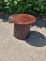 Livingfurn bijzettafel Salvator walnut 50x50x40cm nu €45, Ophalen, ., Zo goed als nieuw, .