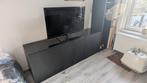 IKEA Besta TV meubel zwart met deuren, Huis en Inrichting, Kasten | Televisiemeubels, Ophalen, 150 tot 200 cm, Zo goed als nieuw
