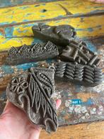 India stempel set van 5 stuks Indiase batik diverse 1-12, Houten stempel, Nieuw, Ophalen of Verzenden, https://verburgtvintage.nl/#contact
