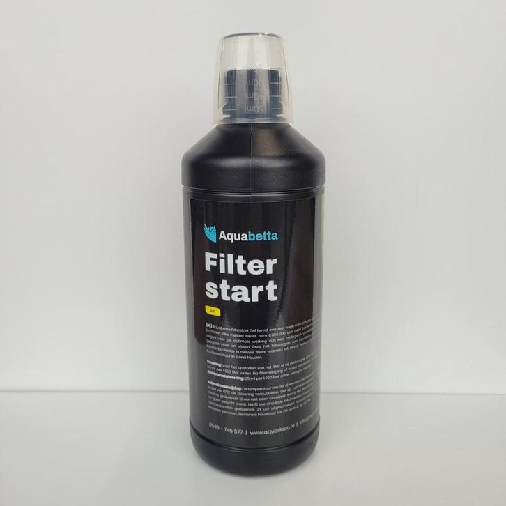 Aquabetta Filterstart Gel 1L - Bacteriën voor de vijver, Tuin en Terras, Vijver-toebehoren, Nieuw, Overige typen, Verzenden