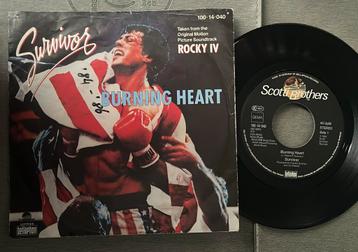 Survivor - Burning Heart (Rocky IV) 7” DE 1982 beschikbaar voor biedingen