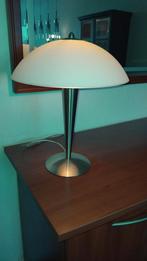 Rvs tafellamp, Ophalen of Verzenden, Metaal, Minder dan 50 cm