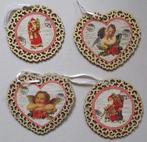 Set van 4 houten kersthangers - samen € 1,50, Diversen, Verzenden, Nieuw
