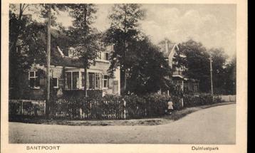 Santpoort (N.H.), Straatgezicht Duinlustpark, gelopen 1922 beschikbaar voor biedingen