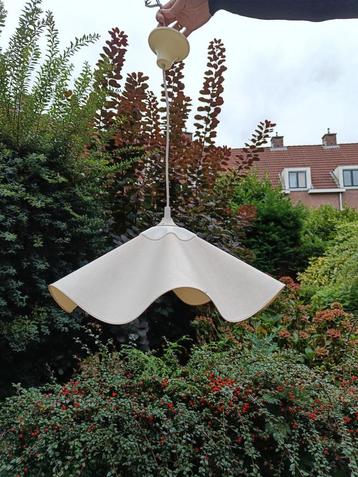 Vintage Hanglamp - Crème Kleur beschikbaar voor biedingen