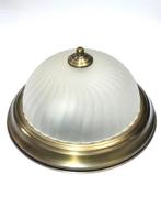 Vintage lamp 24 cm, Ophalen of Verzenden, Zo goed als nieuw, Glas