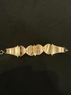 Antieke zilveren armband, bijbelsloten, Antiek en Kunst, Antiek | Goud en Zilver, Ophalen of Verzenden