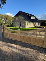 Maatwerk eikenhouten poort, Ophalen, 100 tot 150 cm, Nieuw, Hout