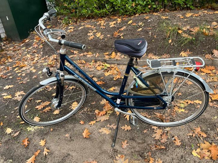 Blauwe Batavus Marcato Damesfiets - 8 versnellingen, Fietsen en Brommers, Fietsen | Dames | Damesfietsen, Zo goed als nieuw, Batavus