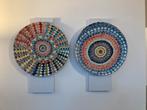Twee wandborden van aardewerk, Antiek en Kunst, Antiek | Keramiek en Aardewerk, Ophalen