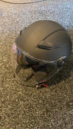 Scooterhelm helm retro, Fietsen en Brommers, Ophalen, Zo goed als nieuw, Medium