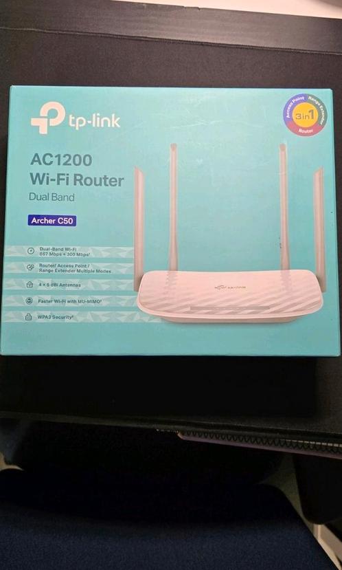 TP-Link Archer C50 Wi-Fi  router. Als nieuw, Computers en Software, Netwerk switches, Zo goed als nieuw, Ophalen