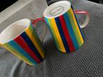 Fairtrade Regenboog Mokken - Nieuw & Feestelijk!, Keramiek, Nieuw, Ophalen of Verzenden, Overige stijlen