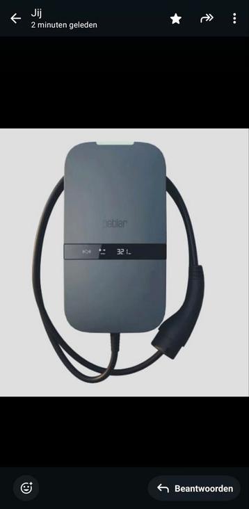 Peblar home 11kw lader met installatie en vaste aansluitkabe beschikbaar voor biedingen