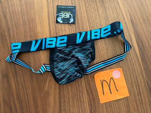 Andrew christian, vibe jockstrap, maat M, blauw, Kleding | Heren, Ondergoed, Slip, Ophalen of Verzenden