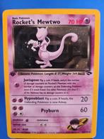 Rocket's Mewtwo 14/132 - Gym Challenge (1st edition), Hobby en Vrije tijd, Verzamelkaartspellen | Pokémon, Verzenden, Gebruikt