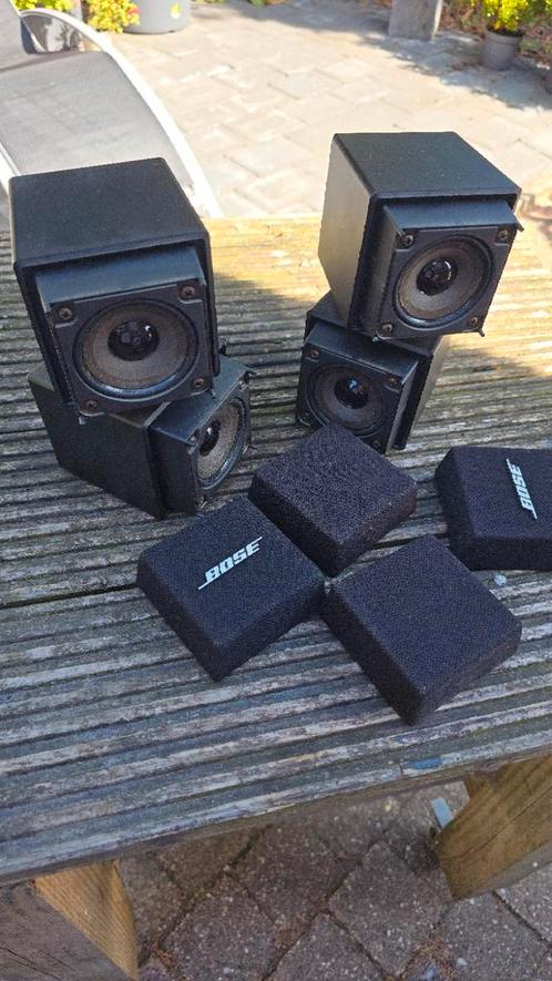 Bose Acoustimass AM-5 Cube Speakers - Zo Goed Als Nieuw, Audio, Tv en Foto, Luidsprekers, Zo goed als nieuw, Front, Rear of Stereo speakers