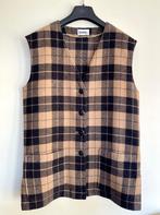 gilet van antraciet-camel geruite wolmix fleece van Bardehle, Kleding | Dames, Maat 38/40 (M), Overige kleuren, Ophalen of Verzenden