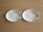 Bastion Collections 2 witte visborden D18cm bij 15cm H2,5cm, Huis en Inrichting, Keuken | Servies, Overige materialen, Ophalen of Verzenden