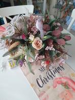 Prachtige schaal met bloemen., Huis en Inrichting, Woonaccessoires | Kransen, Ophalen of Verzenden, Zo goed als nieuw
