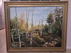 SCHILDERIJ  GROOT MET LIJST, BREEDTE 120 CM, HOOGTE 100 CM, Ophalen