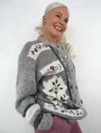 *Abfab Vintage Lichtgrijs Vest met Voering L*, Ophalen of Verzenden, Zo goed als nieuw, Maat 42/44 (L), Grijs