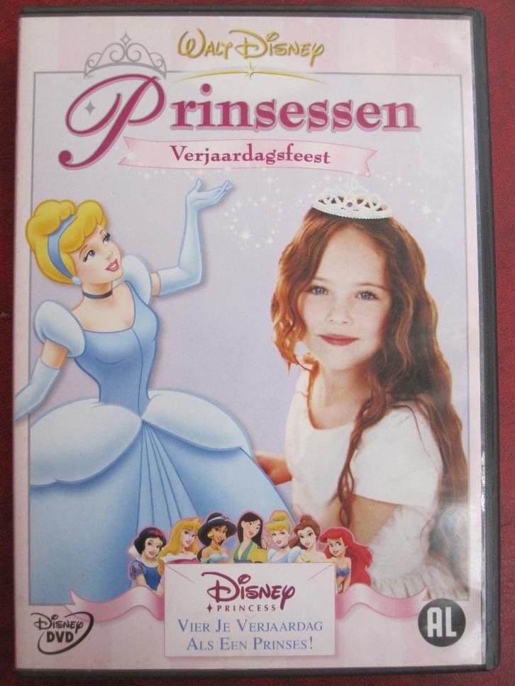 Prinsessen - Verjaardagsfeest (DISNEY), Cd's en Dvd's, Dvd's | Kinderen en Jeugd, Zo goed als nieuw, Tv fictie, Avontuur, Alle leeftijden