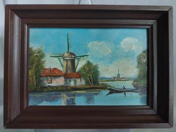 W vd Werken (XXe) - Miniatuur - Paneel - 1960 beschikbaar voor biedingen