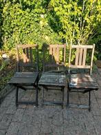 3x stoel Ikea Askholmen, Tuin en Terras, Tuinsets en Loungesets, Gebruikt, Stoel, Hout, Ophalen